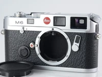 RARE BIG LOGO Leica M6 Chrome [EXCELLENT] from Japan (23622)