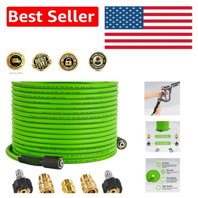 #ad Extend Your with 50FT Kink Resistant Pressure Washer Hose 3600 PSI Rated $71.99