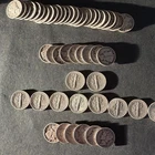 silver mercury dimes.  Lot Of 50