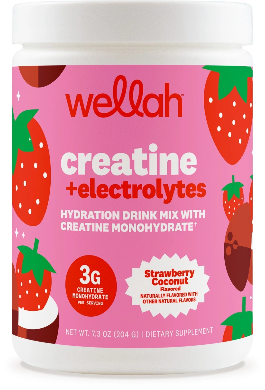 Wellah Creatine + Hydration Container)
