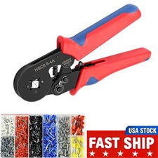 Ferrule Crimping Tool Kit Self-adjustable 1200pcs Terminal Wire Crimper Pliers