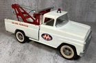 Vintage 1960s Tonka AA Wrecker Tow Truck 24 HR Service Pressed Steel