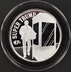 Super Trump,  Donald J. Trump, 47th President, 1 Troy Oz .999 Fine Silver!
