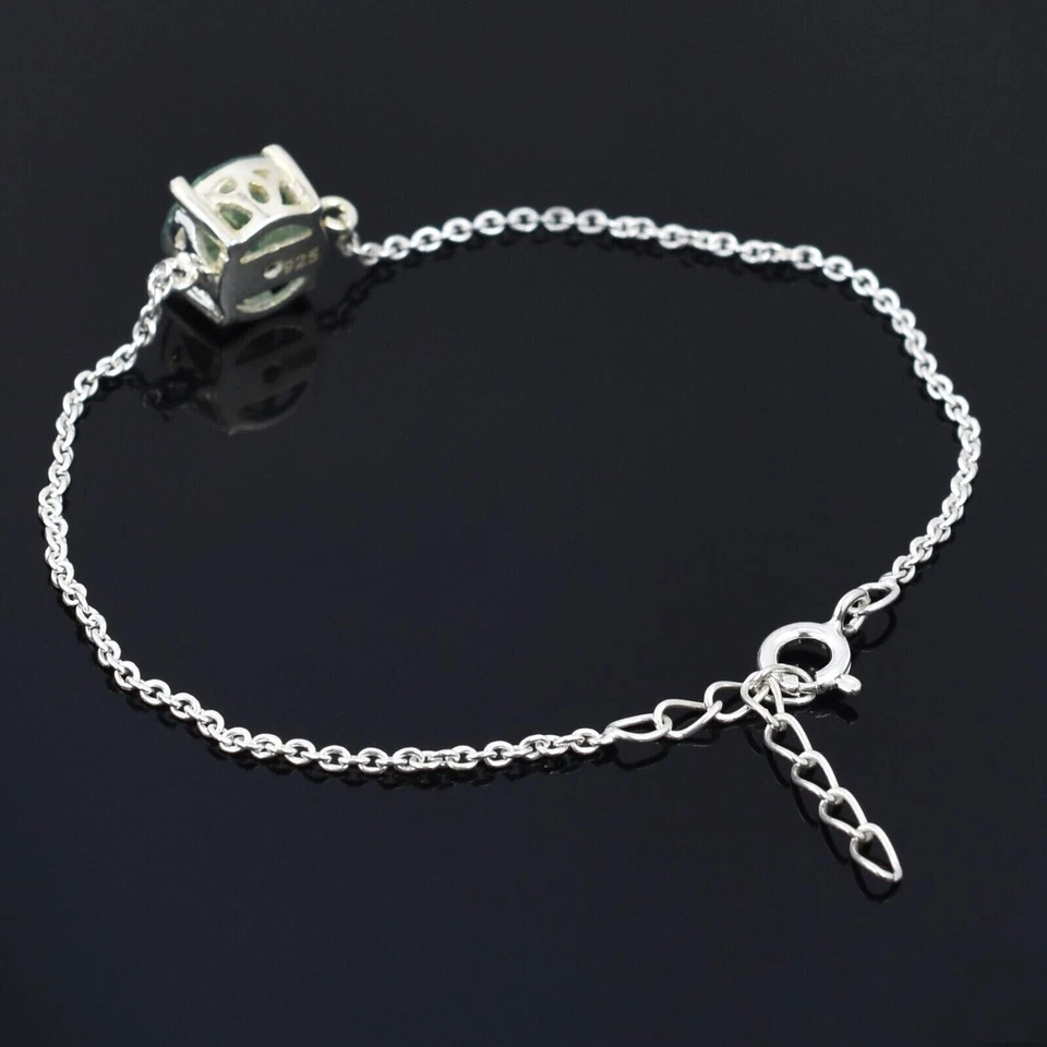 2.80 Ct Blue Diamond Bracelet 925 Silver Certified, Earth mined-Great Shine - Image 4 of 4