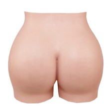 Silicone Panty Fake Vagina Thicken Hip Shorts Underwear Crossdresser Transgender