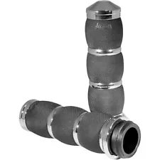 Avon Grips Air Cushioned Grips with Fly-by-Wire Throttle Chrome AIR-91-FLY