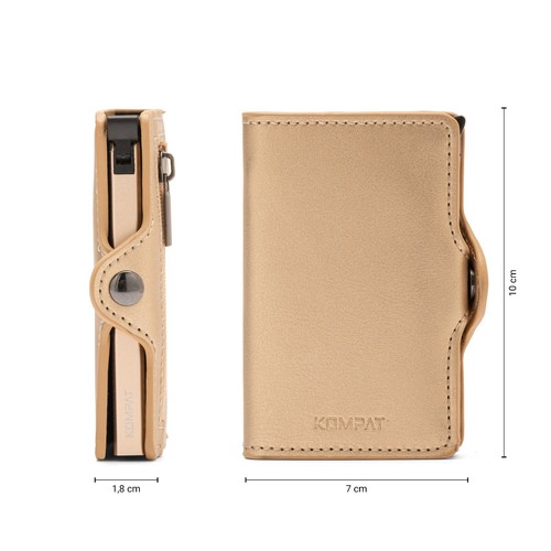 Porta Carte di Credito RFID Portafoglio Uomo Slim Portafoglio Piccolo Sottile - Foto 67 di 83
