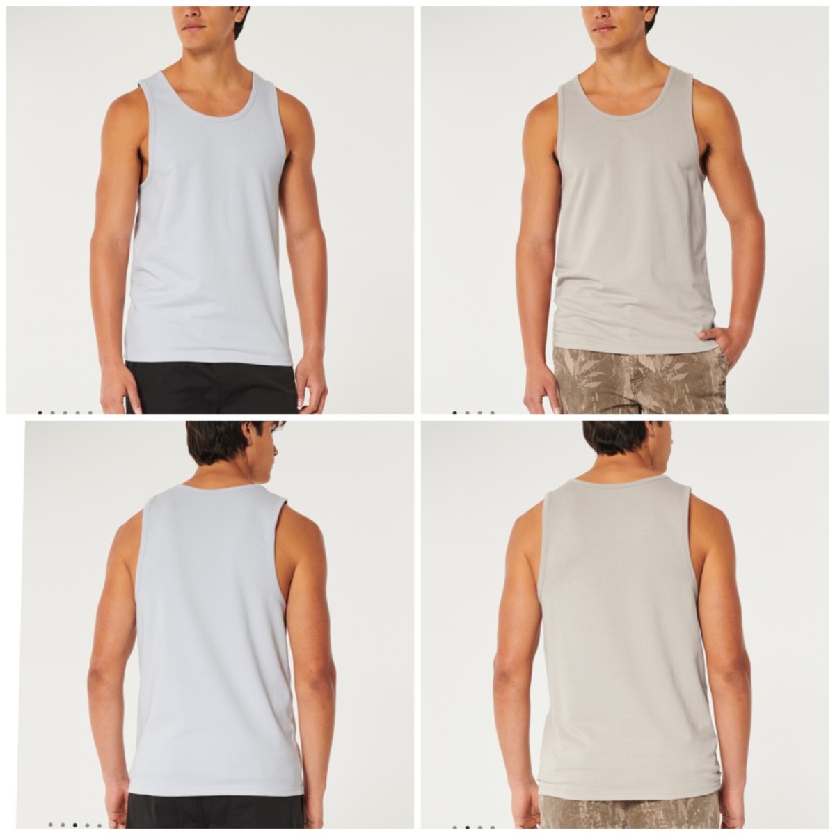 NWT HOLLISTER BREATHABLE COOLING TANK TEE T-SHIRT| SIZE M, L, XL