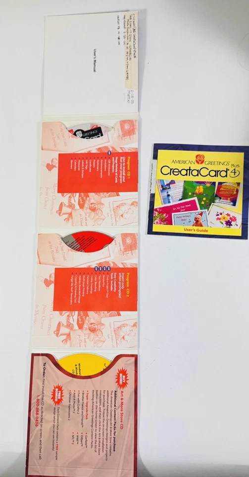 CreataCard Plus 4 pc program American Greetings Software ML363 - Image 2 of 3