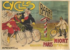 BARRé VéLO/CYCLES Rtia - POSTER HQ 50x70cm d'une AFFICHE VINTAGE