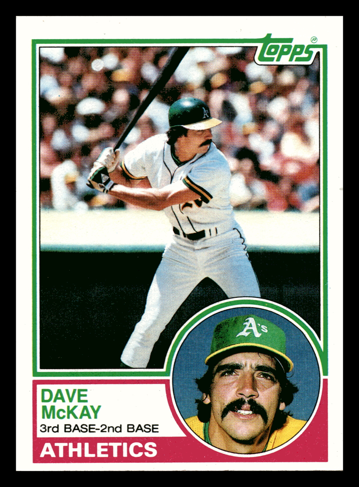 1983 Topps Dave McKay Oakland Athletics #47 VG-EX
