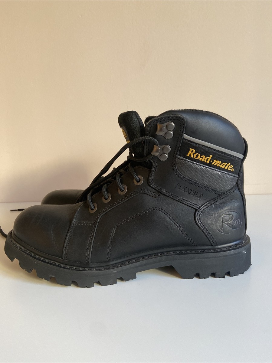 Road-Mate Black Work Boots Size 9 Mens | eBay