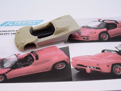 Kit Miniature ALEZAN MODELS 1/43 – Michelotti Alfa Romeo Pura 1988, Gris, Résine