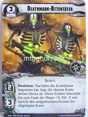 Warhammer 40000 Conquest LCG - Deathmark-Attentäter  #017 - Legionen der Toten