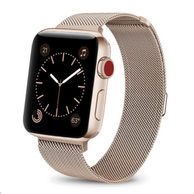 Apple Watch Series 3 - Rose Gold with Pink Sand Sport Band (GPS + Cellular) - (MQJQ2LL/A) for