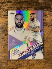22/23 Topps UEFA Club Competitions - Karim Benzema Best of The Best Insert
