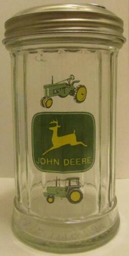 A Charming Large JohnDeere Glass Sugar Shaker - Picture 1 of 1