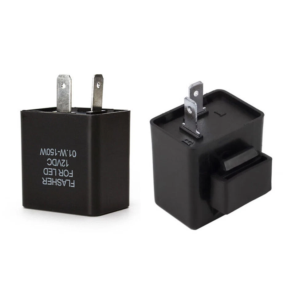 1xUniversal Motorcycle LED Flasher Relay 2 Pin Blinker Turn Signal Indicator Kit - Image 3 of 4