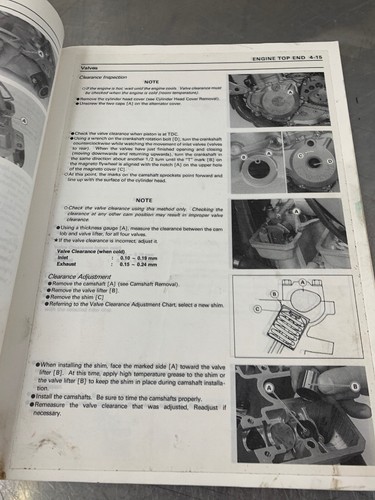 Manual de servicio de fábrica Kawasaki 1993 93KLX250R KLX250 KLX 250 R OEM genuino - Imagen 6 de 11