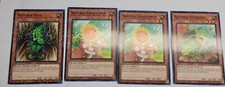 Yugioh 4x Naturia (HAC1) Duel Terminal lot - sunflower, stinkbug and vein 1st LP