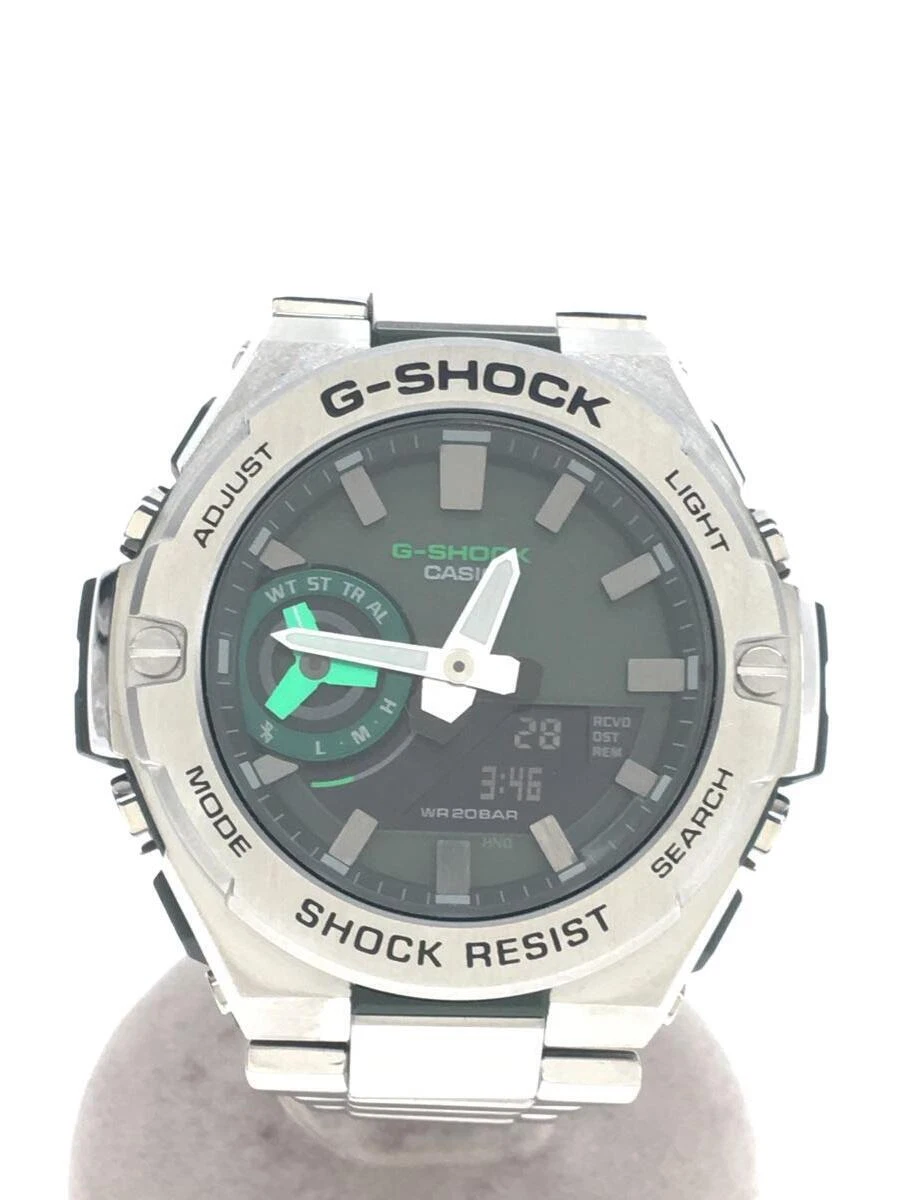 CASIO G-SHOCK GST-B500AD-3AJF Green G-STEEL Carbon Bluetooth Solar Metal Band
