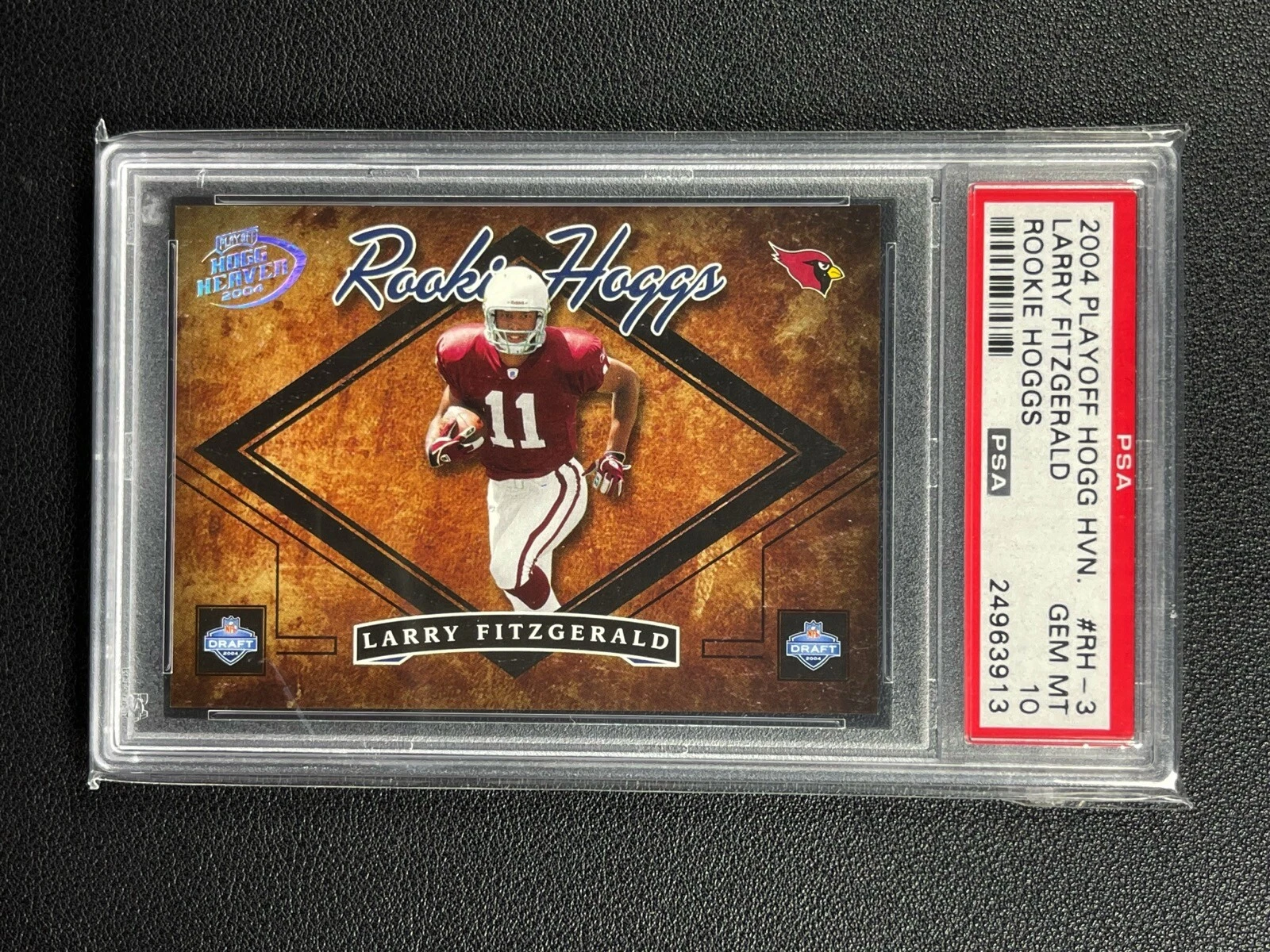 Larry Fitzgerald Playoff Hogg Heaven Rookie Hoggs #RH3 Base