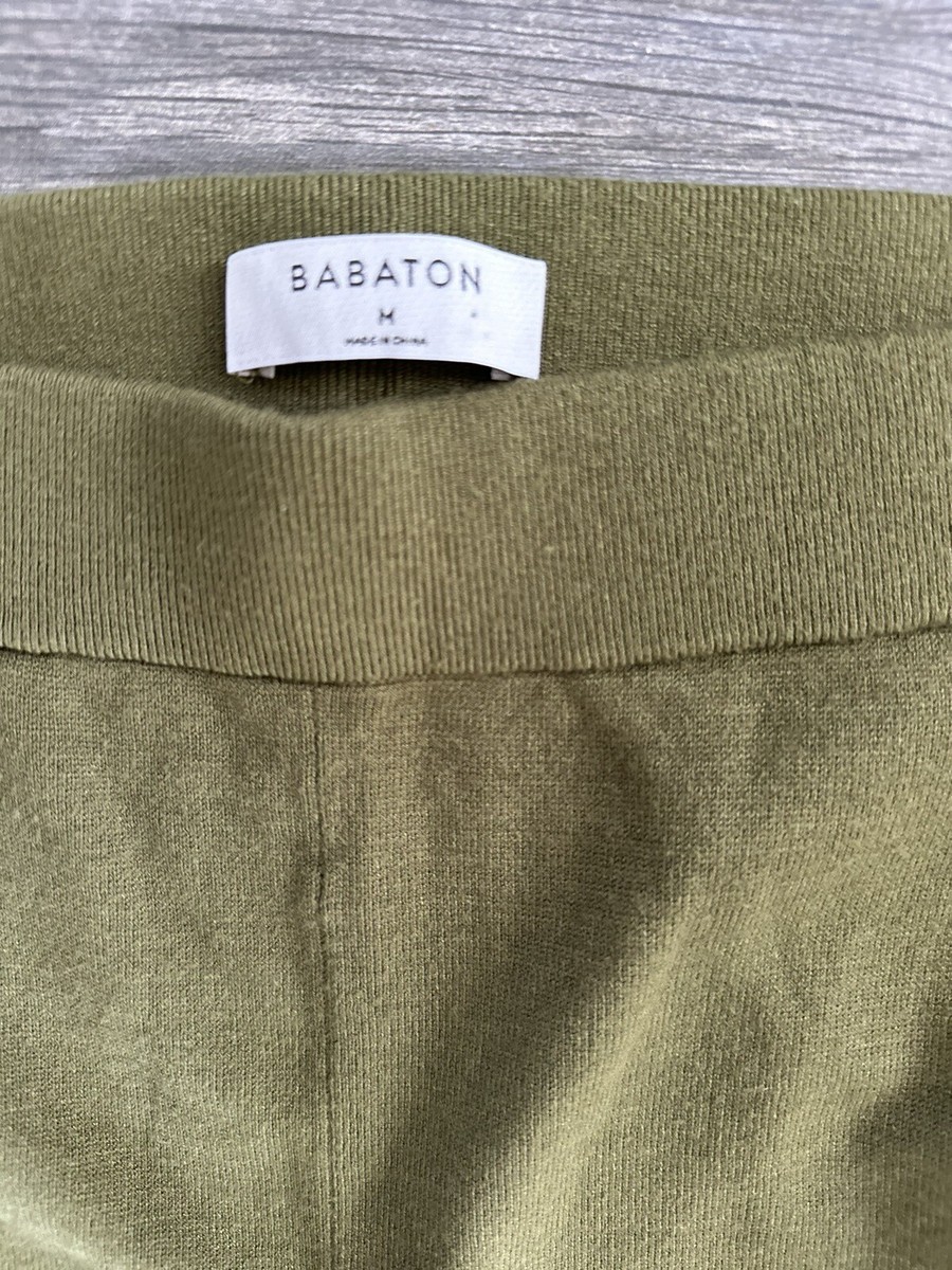 NWOT Aritzia Rodin High Rise Knit Jogger Lounge Pants Olive Green