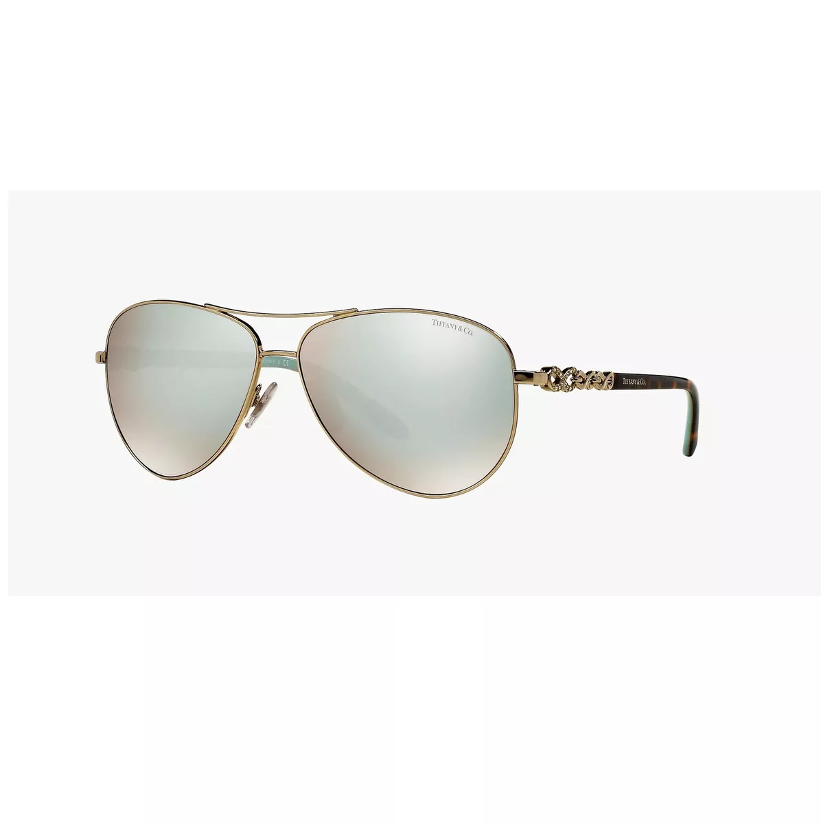 TIFFANY CO. TF3049B Women s Aviator Sunglasses Gold eBay