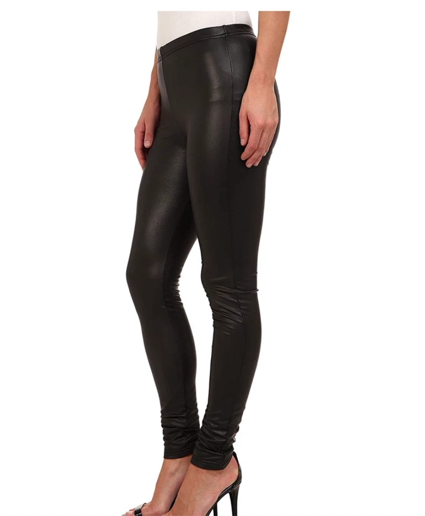 Plush fleece lined liquid hotsell moto leggings
