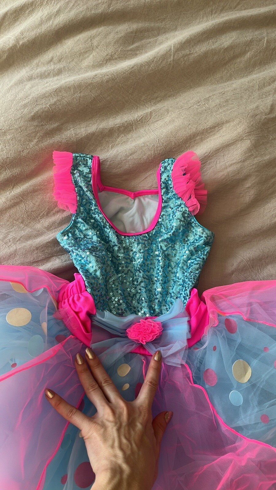 Girls Ballet Dance Costume, Size 6-8, Worn Once F… - image 3