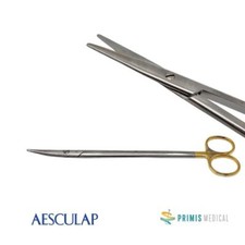Aesculap BC277R Durotip TC Nelson-Metzenbaum Dissecting Scissors B/B Curved 9"