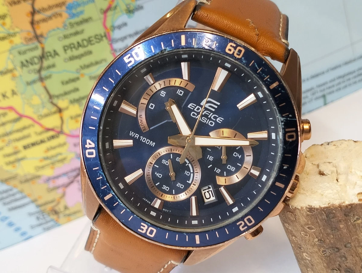 Casio edifice sales gents chronograph ex358