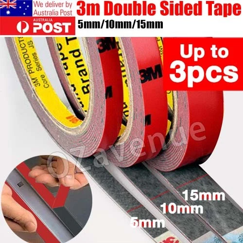 3M Strong Permanent Double Sided Super Sticky Versatile Roll Tape For  Vehicle AU