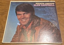 Glen Campbell: Wichita Lineman (Vinyl LP) VG+/VG | 1968 Terre Haute | Country