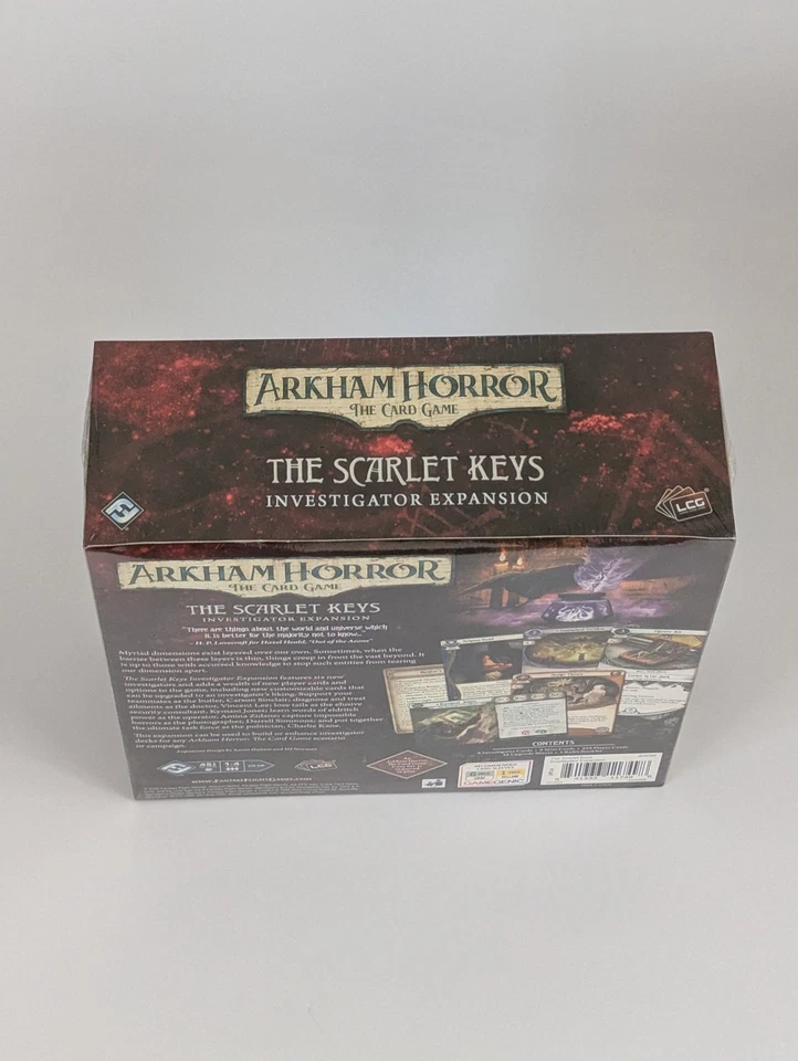 Arkham Horror Card Game The Scarlet Keys Investigators Expansion LCG New Sealed - Image 3 of 4