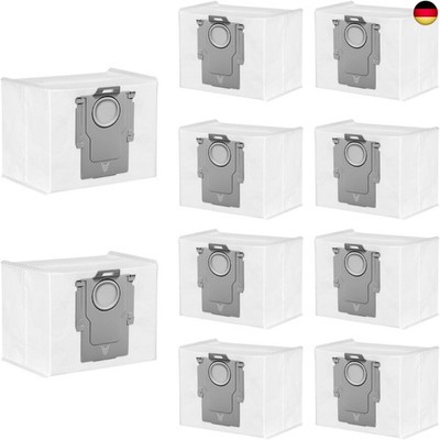 10 Stück Staubbeutel für Roborock Q7 L5+/Q10 S5+/Q10 X5+/Q5 Pro+/Q5+/Q5 Max +