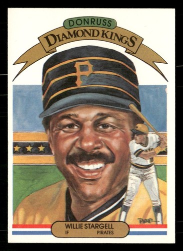 1983 Donruss Willie Stargell 8 DIAMOND KINGS Pittsburgh Pirates