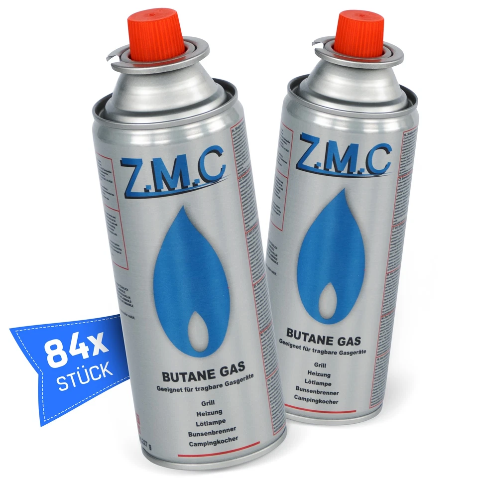 84x Butano Gas Cartucho 227g de Mechero Bunsen Cocina Camping