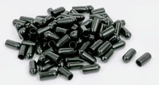 20pcs 3.5mm Round Black Vinyl End Cap Screw Thread Protector Rubber Caps
