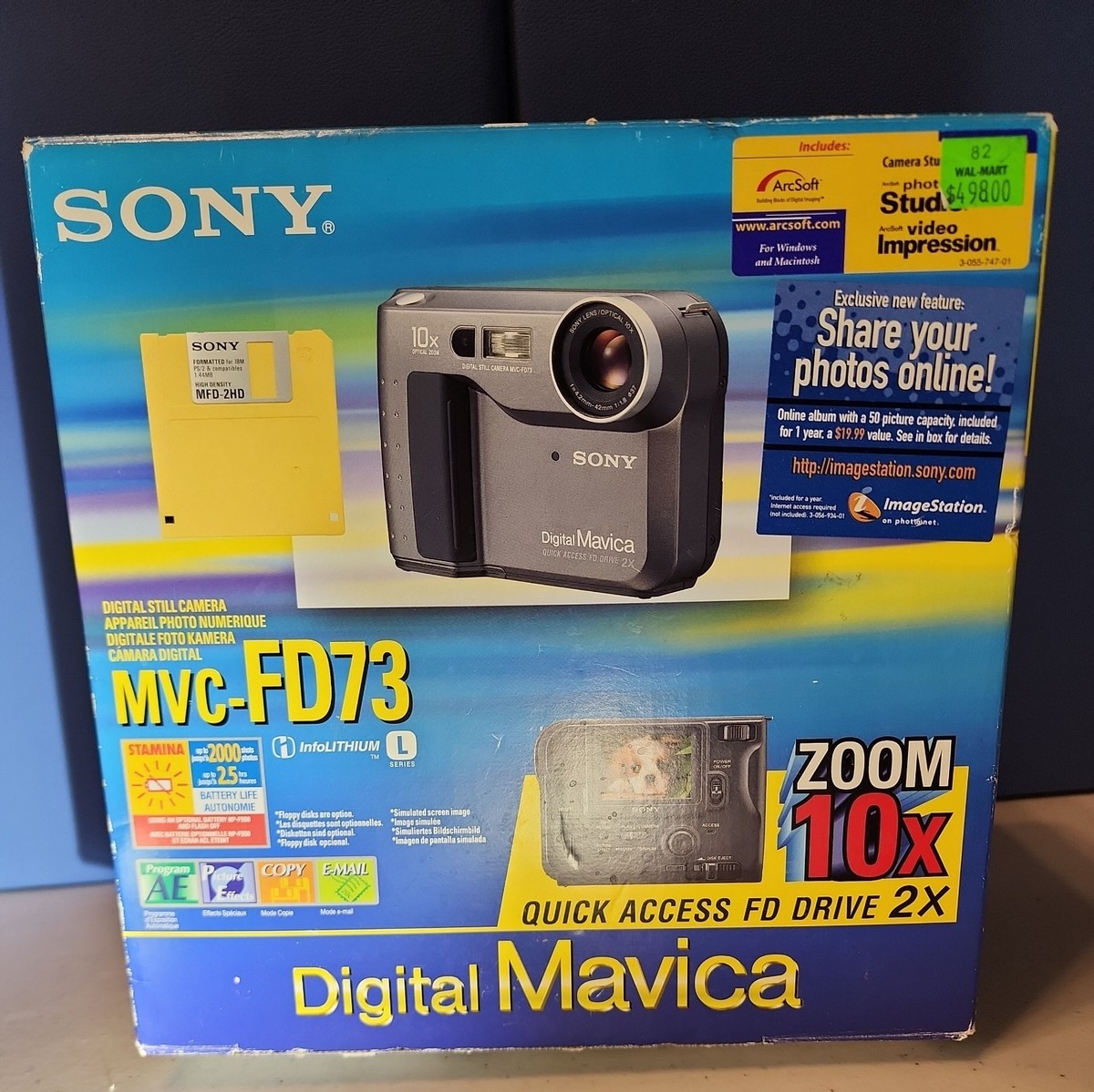 Sony Mavica MVC-FD73 0.4MP Digital Camera for sale online | eBay