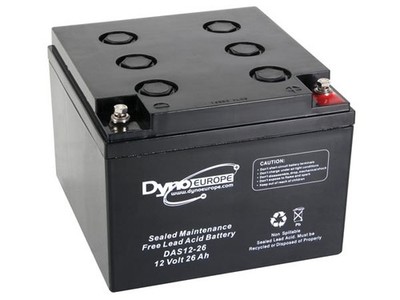 Dyno - DAS12-26 - 12 Volt 26Ah Pb Bleiakku 165 x 174.5 x 125 mm