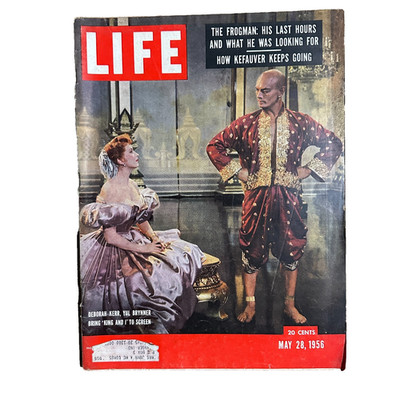 Life Magazine - The King And I Yul Brenner Deborah Kerr May 28 1956