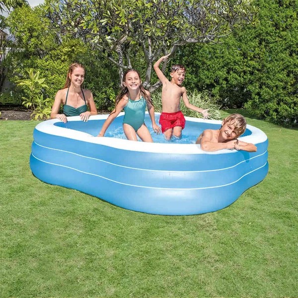 Swimmingpool Aufblasbarer Pool Aufstellpool Planschbecken Schwimmbecken Intex-image