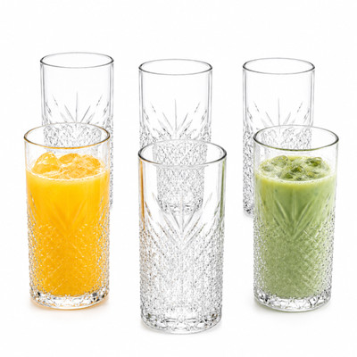 Altinbas 6er Set Trinkgläser 250ml Wassergläser Saftgläser Spülmaschinenfest