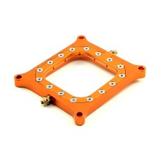 Nitrous Oxide 0.500 Yellow Billet Square Bore Perimeter Injection Spacer Plate Nitrous Oxide 0.500 Yellow Billet Square Bore Perimeter Injection Spacer Plate