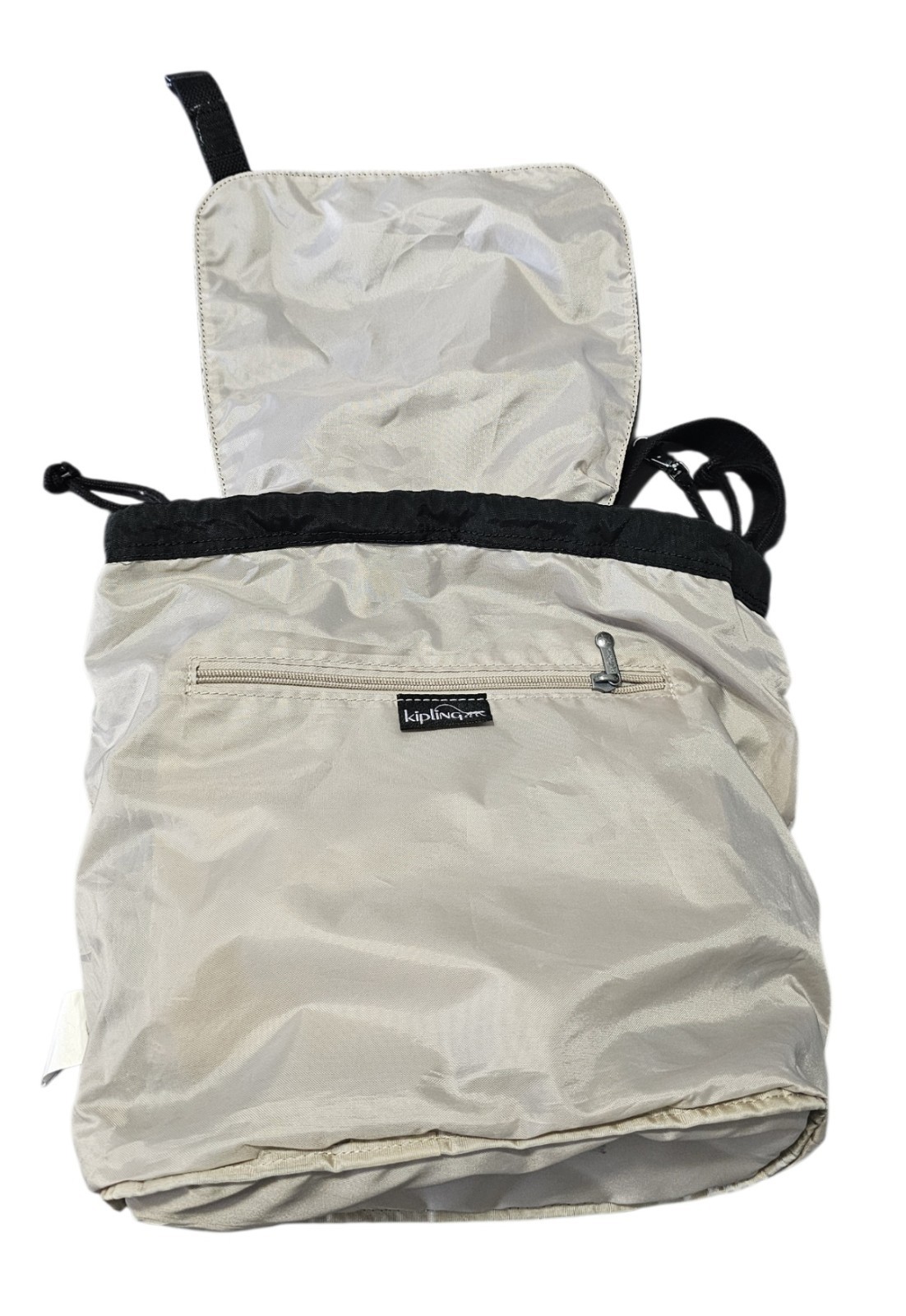 Kipling Black Nylon School Backpack /Drawstring/ … - image 4