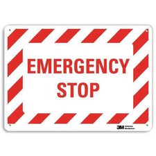 Lyle U7-1154-Ra_10X7 Safety Sign, 7 In Height, 10 In Width, Aluminum, Vertical