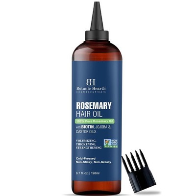 Botanic Hearth Rosmarin Haaröl - 6,7 flüssige Unzen - 198 ml (1er Pack), blau 