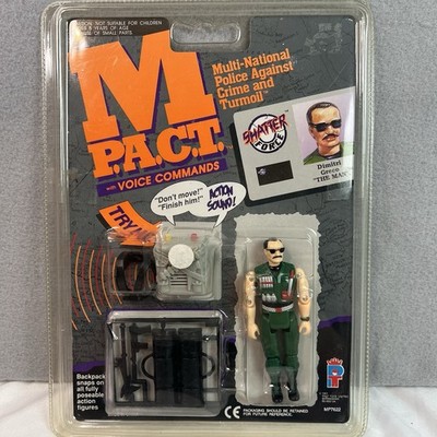 Toymax M PACT Dimitri Greco  The Man  Figure 1991 M P.A.C.T. Sealed New MOC MIP