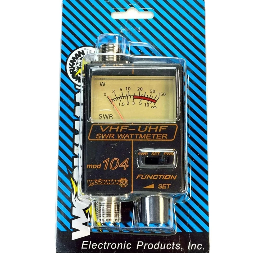 SWR / Power METER for VHF / UHF Ham Radio 120 - 500 MHz 150 Watt - black  - Image 4 of 4